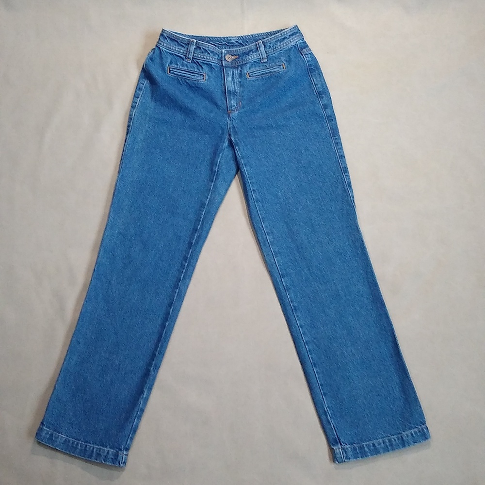 Liz Claibourne – Women’s Jeans – Med Blue – 2P – Mid Rise